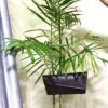 شنطة كتف شولدر جلد طبيعي بني داكن – كلاسيك مع يد سلسلية | Dark Brown Classic Leather Shoulder Bag – Chain Handle Handmade