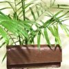 شنطة كتف شولدر جلد طبيعي بقري – تجزيعات تمساح بني مع يد سلسلية | Brown Croc Embossed Cowhide Shoulder Bag – Chain Handle Handmade