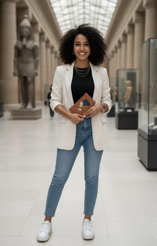 محفظة نسائي – تصميم كليوبترا | صناعة يدوية – AMY